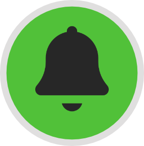 A bell icon